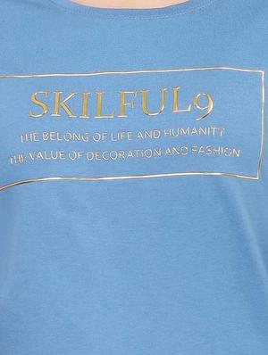Slogan Print Long Sleeved Tee - 15726884 - Standard Image - 5