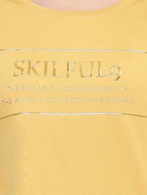 Slogan Print Long Sleeved Tee - 15726888 - Standard Image - 5