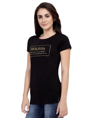 Slogan Print Short Sleeved Tee - 15726889 - Standard Image - 2