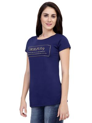 Slogan Print Short Sleeved Tee - 15726891 - Standard Image - 2