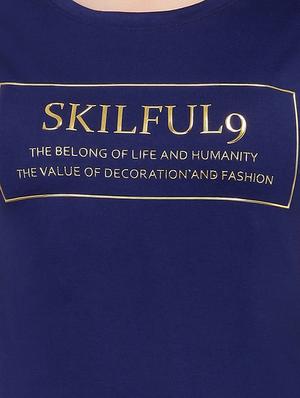 Slogan Print Short Sleeved Tee - 15726891 - Standard Image - 5