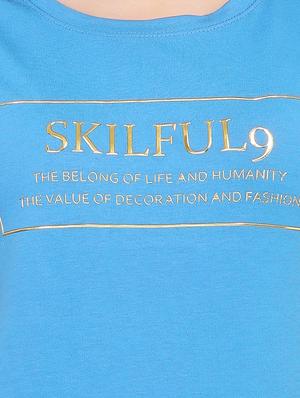 Slogan Print Short Sleeved Tee - 15726893 - Standard Image - 5