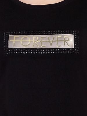 letter patch short sleeved tee - 15726898 - Standard Image - 5