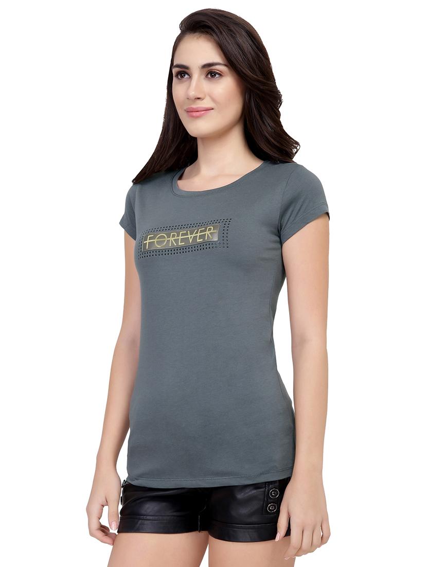 letter patch short sleeved tee - 15726902 - Zoom Image - 2