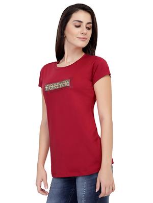 letter patch short sleeved tee - 15726903 - Standard Image - 2
