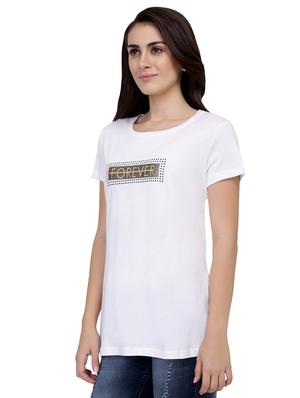 letter patch short sleeved tee - 15726904 - Standard Image - 2