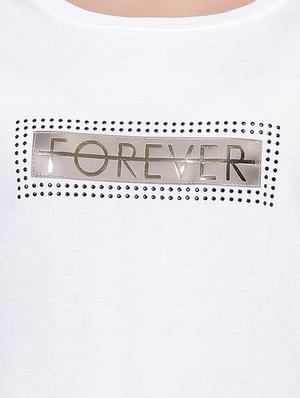 letter patch short sleeved tee - 15726904 - Standard Image - 5