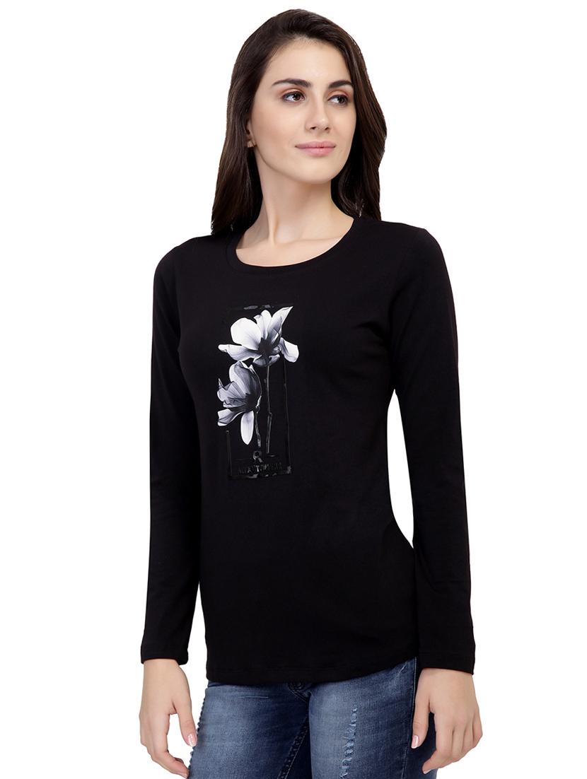 Graphic Print Long Sleeved Tee - 15726929 - Zoom Image - 2