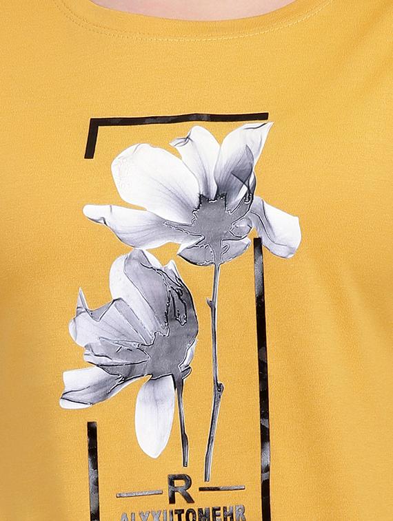 Graphic Print Long Sleeved Tee - 15726937 - Zoom Image - 5