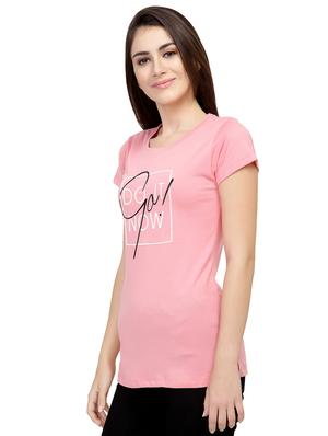 Slogan Print Short Sleeved Tee - 15726960 - Standard Image - 2
