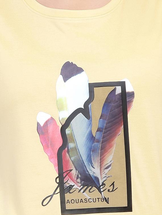 Graphic Print Short Sleeved Tee - 15726967 - Zoom Image - 5