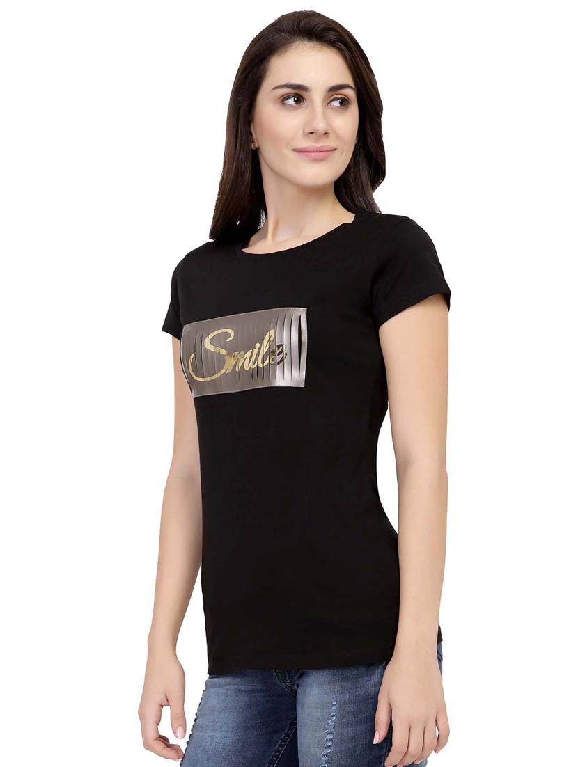 Letter Patch Short Sleeved Tee - 15726973 - Zoom Image - 2