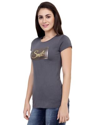 Letter Patch Short Sleeved Tee - 15726975 - Standard Image - 2