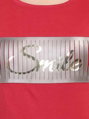 Letter Patch Short Sleeved Tee - 15726976 - Standard Image - 5