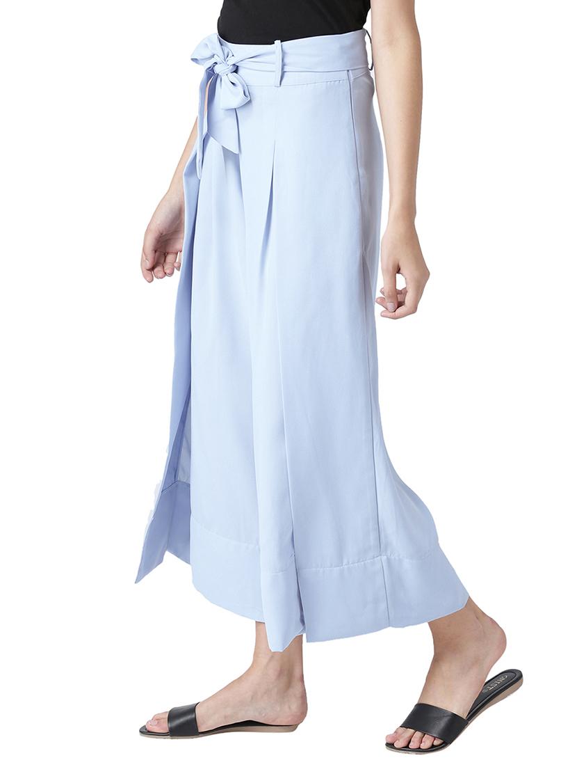 tie-knot waist pleated trouser - 15727034 - Zoom Image - 2