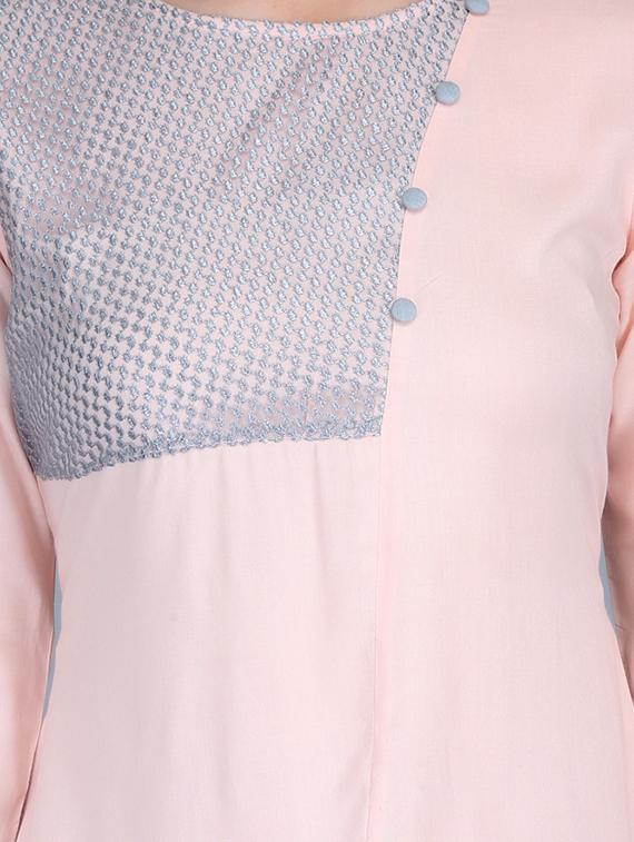 faux button detail asymmetric tunic - 15727039 - Zoom Image - 5