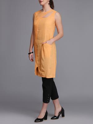 lace paneled cut out detail tunic - 15727040 - Standard Image - 2