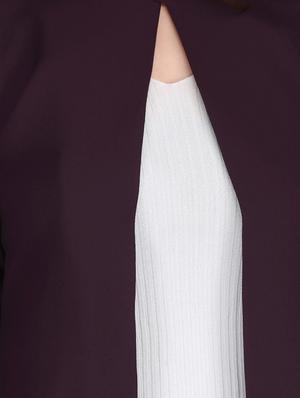 plum button detail shrug - 15727043 - Standard Image - 5