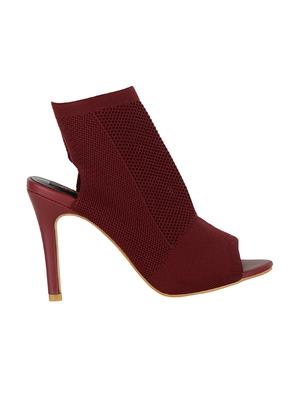 maroon closed back sandals - 15727128 - Standard Image - 2