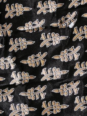Black Base Sanganeri Print Single Bed Quilt - 15727146 - Standard Image - 5
