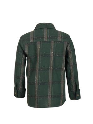 pocket patched grid pattern shirt - 15727156 - Standard Image - 2