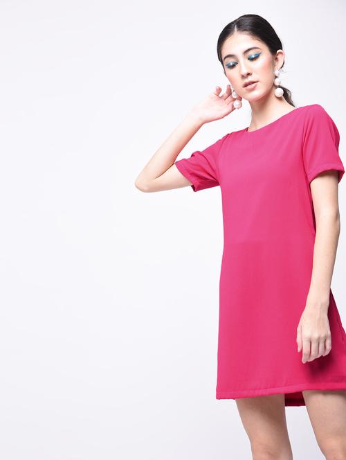 zipper closure a-line dress - 15727248 - Standard Image - 1