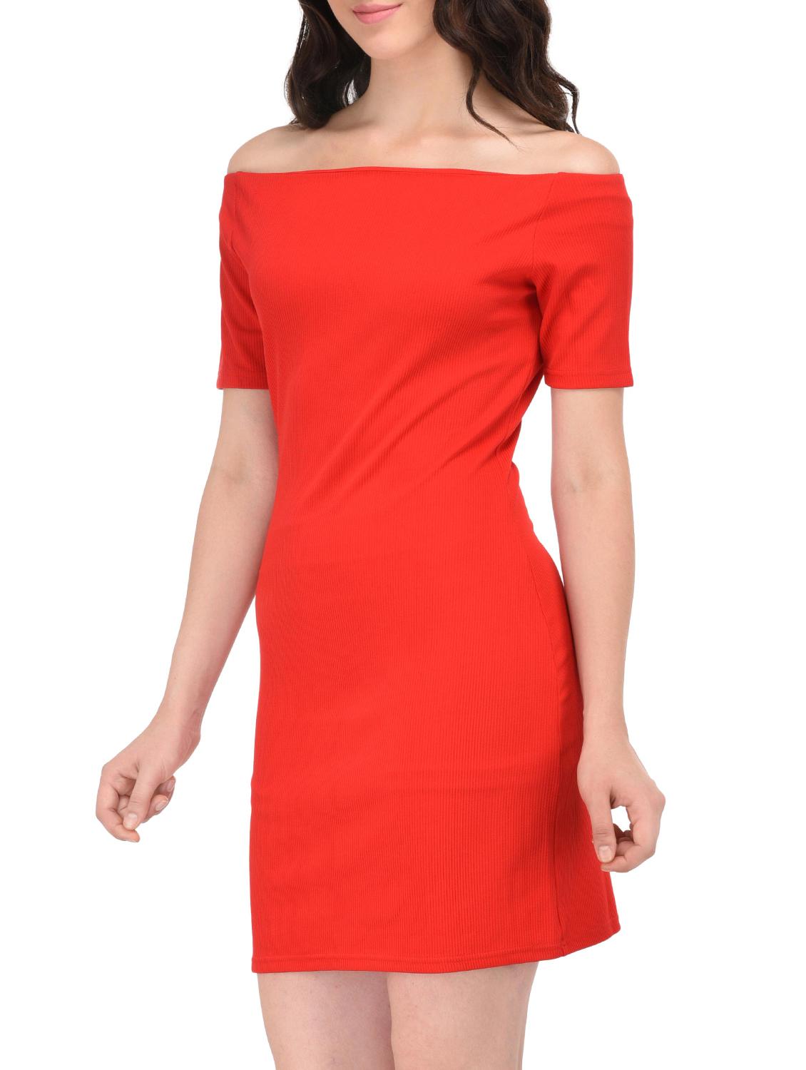 off shoulder sheath dress - 15727265 - Zoom Image - 2