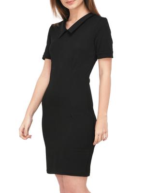 turn up sleeved sheath dress - 15727266 - Standard Image - 2