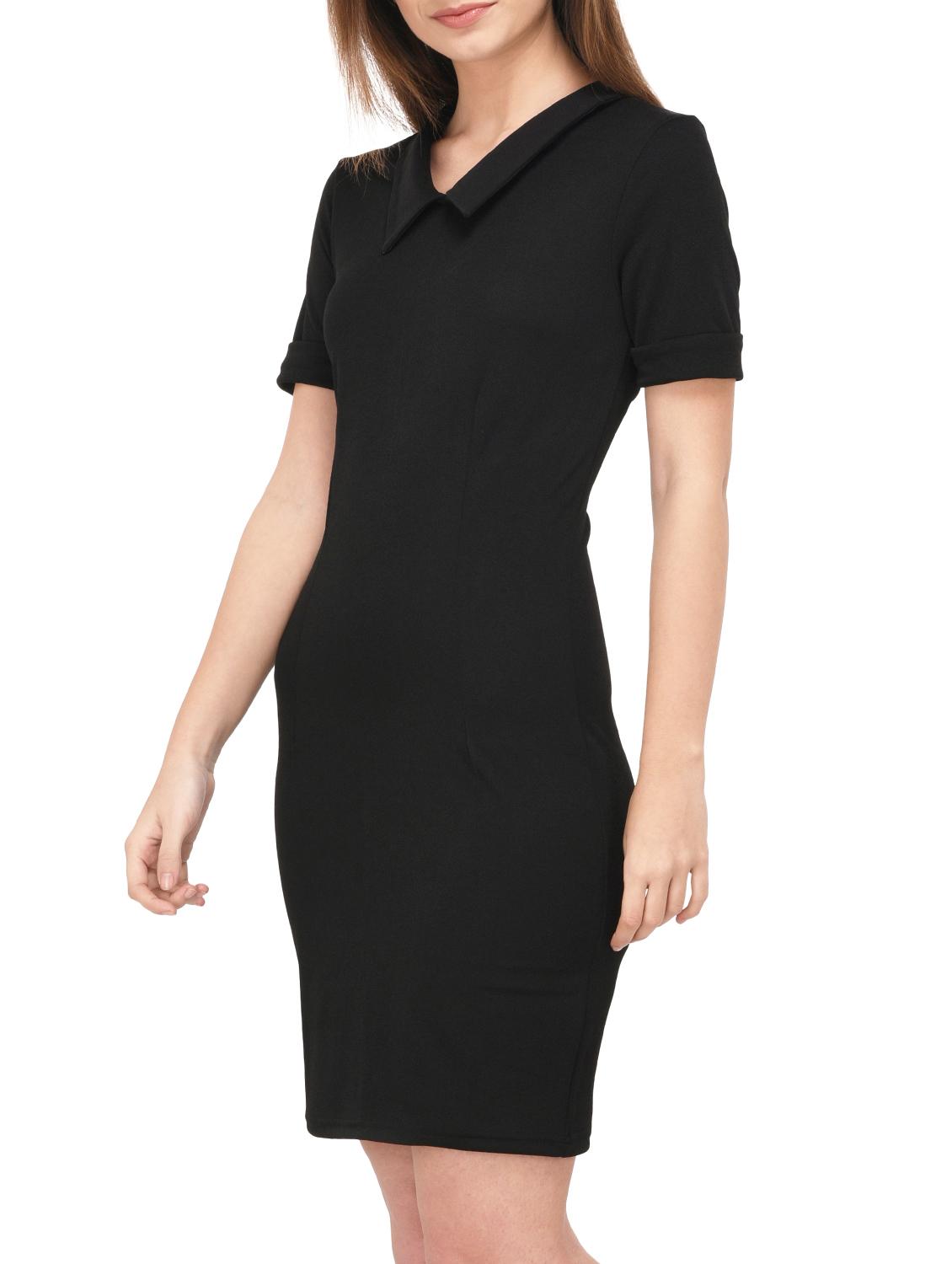 turn up sleeved sheath dress - 15727266 - Zoom Image - 2