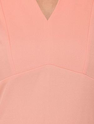 notch neck peplum dress - 15727273 - Standard Image - 5