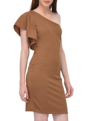 single shoulder sheath dress - 15727277 - Standard Image - 2