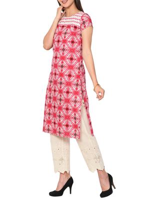 Printed straight kurta - 15727326 - Standard Image - 2