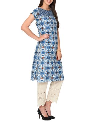 Printed straight kurta - 15727327 - Standard Image - 2