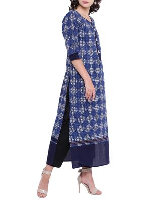 Printed straight kurta - 15727400 - Standard Image - 2