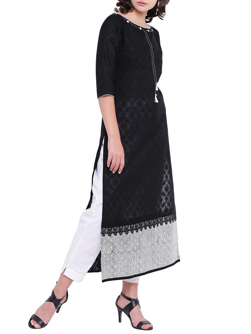Kaantha Printed straight kurta - 15727407 - Zoom Image - 2