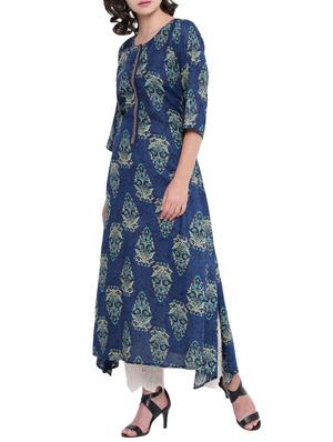 Printed straight kurta - 15727410 - Standard Image - 2