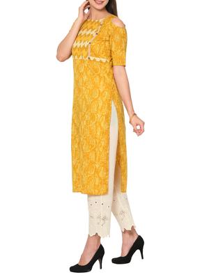 Printed straight kurta - 15727415 - Standard Image - 2