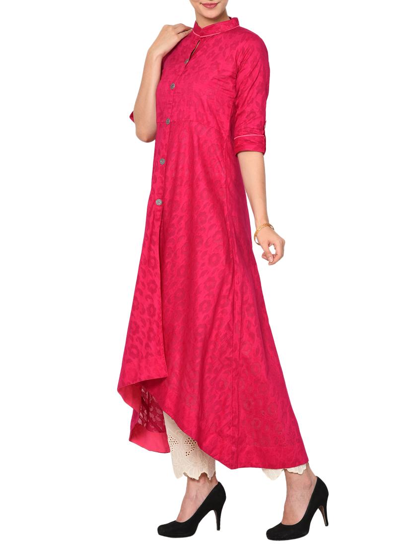 High low printed kurta - 15727436 - Zoom Image - 2