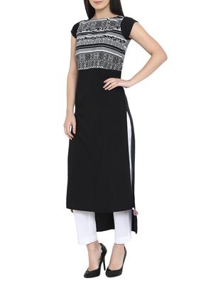 High low printed kurta - 15727448 - Standard Image - 2
