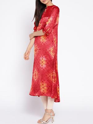 A-line printed kurta - 15727464 - Standard Image - 2