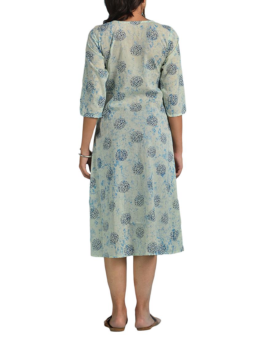 A-line printed dress - 15727572 - Zoom Image - 2
