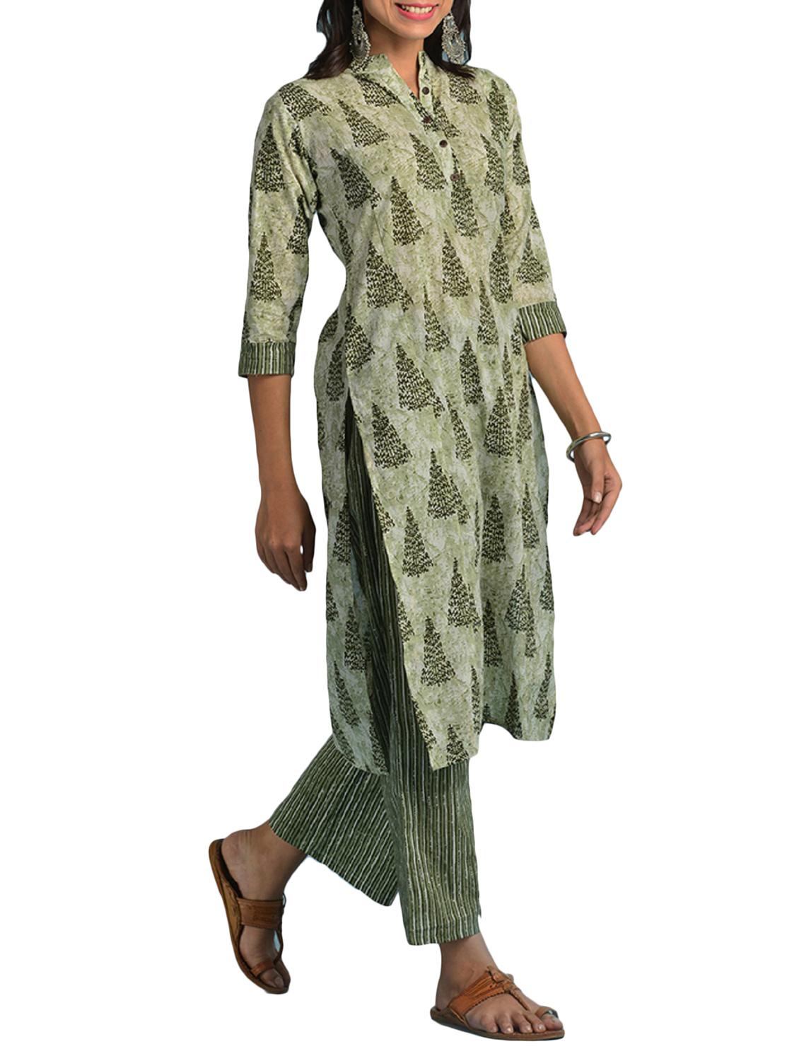 Printed straight kurta - 15727578 - Zoom Image - 2