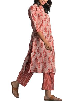 Printed straight kurta - 15727579 - Standard Image - 2