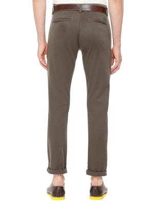 grey cotton blend chinos - 15727649 - Standard Image - 2