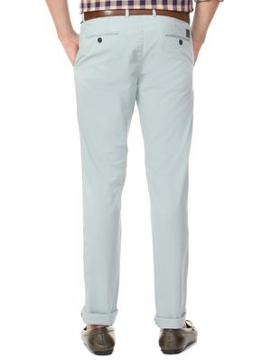 blue cotton blend chinos - 15727657 - Standard Image - 2