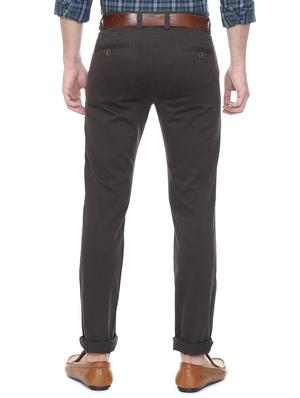 brown cotton blend chinos - 15727661 - Standard Image - 2