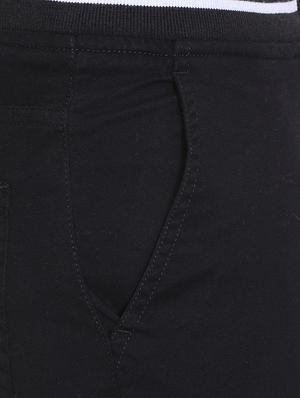 black cotton blend chinos - 15727664 - Standard Image - 5