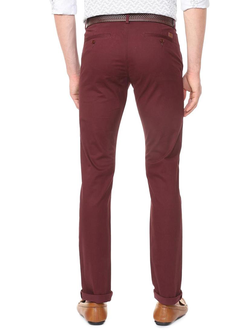 red cotton chinos - 15727676 - Zoom Image - 2