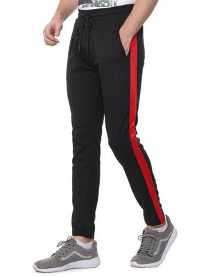 black polyester full length track pant - 15727698 - Standard Image - 2