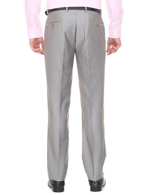 grey terry rayon flat front formal trouser - 15727732 - Standard Image - 2